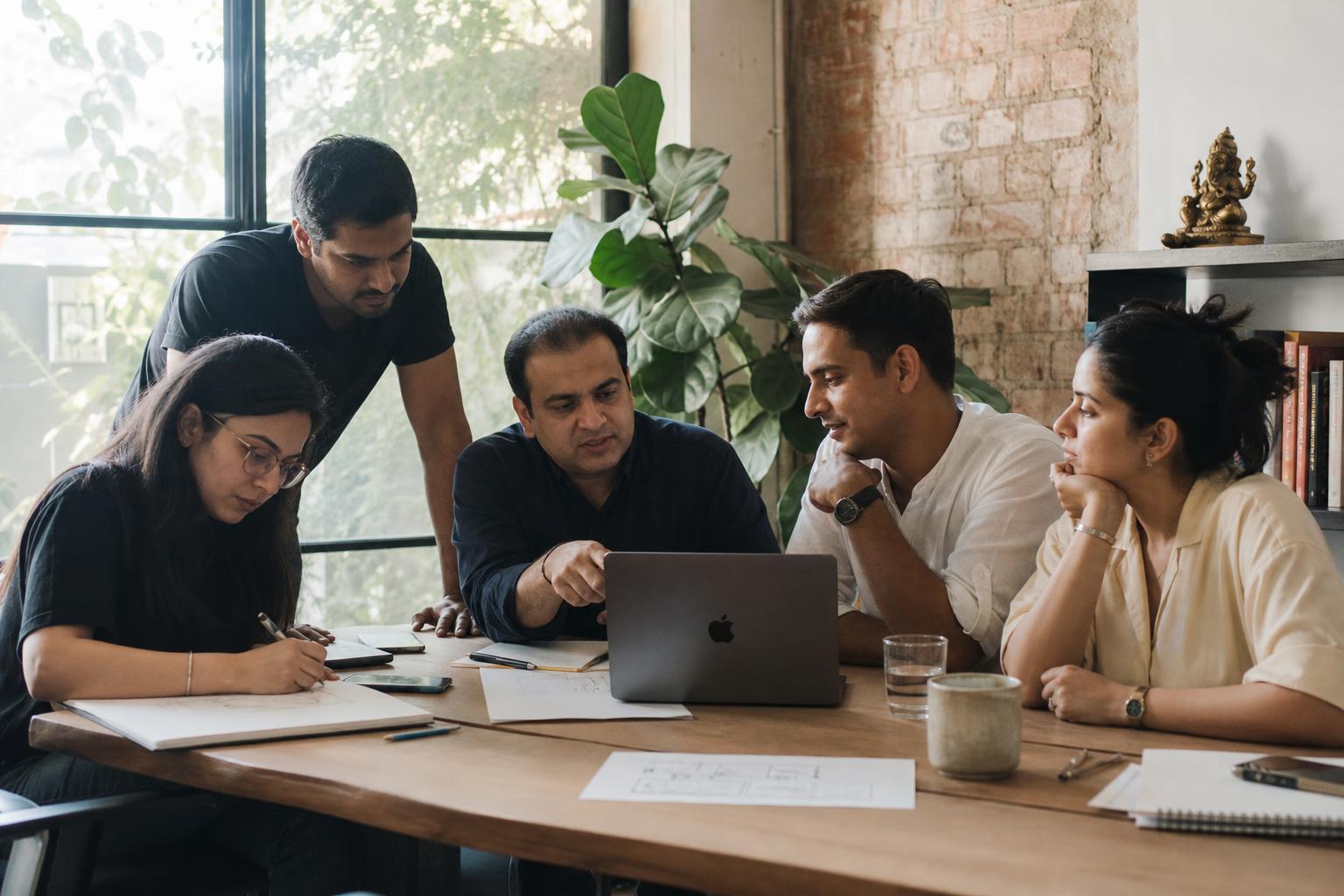 The Tecxar team collaborating in the Ahmedabad studio